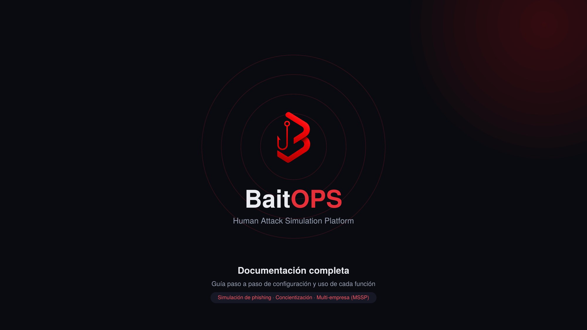 Portada de la documentación oficial de BaitOPS